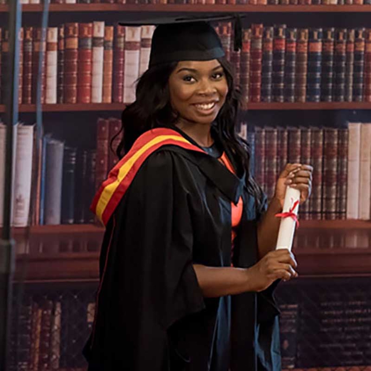 digby stuart student graduating