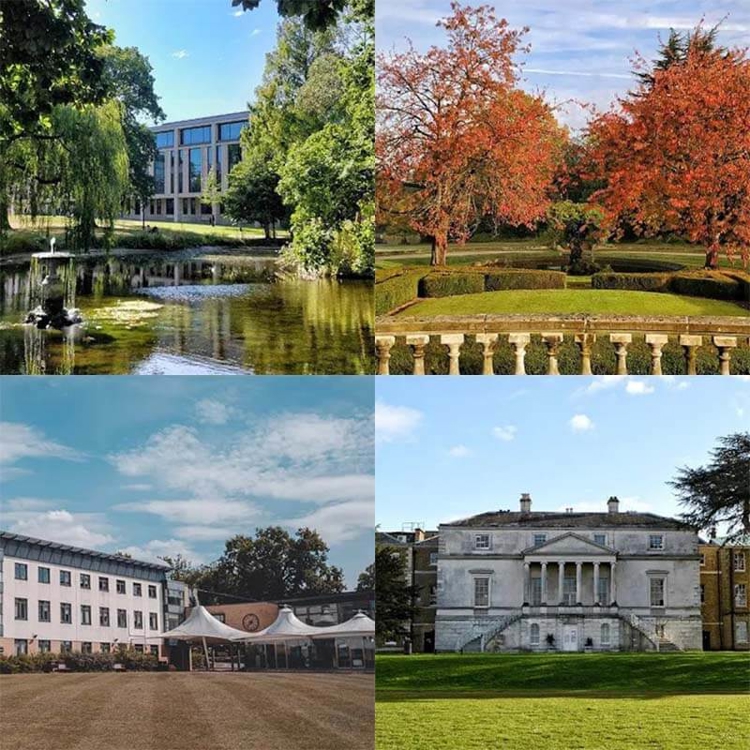 Images of each of the colleges at Santa Monica